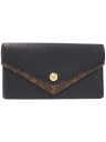 【LOUIS VUITTON】ルイヴィトン『ポルトフォイユ ドゥブル V』M64319 レディース 二つ折り長財布 1週間保証【中古】b06b/h06AB