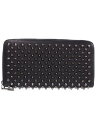 【Christian Louboutin】クリスチャンルブタン『パネトーネ スタッズ付 ラウンドファスナー長財布』1165065 レディース 1週間保証【中古】