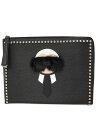 【FENDI】フェンディ『カーリト ミンクファー付 スタッズ クラッチバッグ』8M0370 レディース 1週間保証【中古】