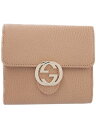 【GUCCI】【アウトレット】グッチ『インターロッキングG 二つ折り短財布』615525 レディース 1週間保証【中古】