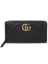 【GUCCI】グッチ『GGマーモント ジップアラウンドウォレット』443123 レディース ラウンドファスナー長財布 1週間保証【中古】