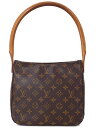 【LOUIS VUITTON】ルイヴィトン『モノグラム ルーピングMM』M51146 レディース ショルダーバッグ 1週間保証【中古】