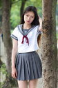 コスプレ 可愛いセーラー服 秋冬グレー制服 コスプ