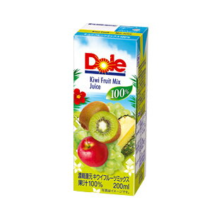 Doleドール100％キウイフルーツミックス　200ml　1ケース18本入...:takemotomilk:10000130