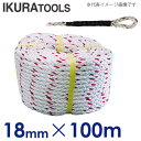育良精機 イクラクロスロープ 20213 12打ち 直径18mm 長さ100m