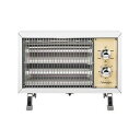 【送料無料】スリーアップ レトロ電気ストーブ DST-1730WH|懐かしい 昔ながら ヒーター コンパクト 足元