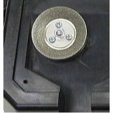 ニシガキ ドリ研用替砥石 N-846-1 鉄工ドリル研磨機用新品の切れ味を復元、くりかえし使えます