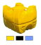 モリマーサム樹脂工業 ローリータンク SL-300 (色選択 黄色/黒色/スカイブルー色) 300L 排水口付(バルブキャップ25A) ※スカイブルー色は受注生産 (個人宅配送不可)　yuas [園芸用品 農機具]
