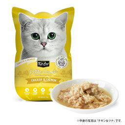 <strong>キットキャット</strong> プティパウチ <strong>チキン＆サーモン</strong> 70g 猫 <strong>キャットフード</strong> ウェット グレインフリー 総合栄養食