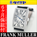 Franck Muller/フランク・ミュラー　LONG ISLAND ロングアイランド 902QZD クオーツ ダイヤ ベゼル シルバー文字盤 純正新品クロコベルト 750 K18 WG ホワイトゴールド時計 レディース 女性 244981703-3455-7834フランクミュラーメンテナンス★新品純正ベルト交換★定価231万円☆送料無料☆代引き手数料無料