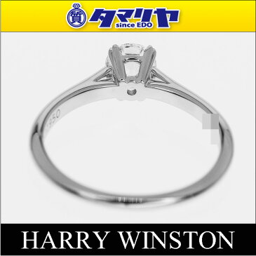 HARRY WINSTON ハリーウィンストン ダイヤ(D0.57ct F-VVS2-3EX) ラウンド ソリティア リング Pt950 プラチナ 日本サイズ約12号 #52 GIA鑑定書【送料無料】指輪 レディース【代引き手数料無料】【中古】29901201