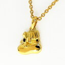 Van Cleef&Arpels ヴァンクリーフ&アーペル ブーツ ペンダント ネックレス サファイヤ 750 K18 YG イエローゴールド【送料無料】【代引き手数料無料】女性 レディース クリスマス【中古】28791002
