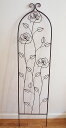 2kg/アイアン製の装飾フェンス・つる植物の支柱としてもどうぞジェンテールフェンス　フレームローズ洗練されたデザインのアイアンフェンス