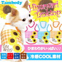 犬 服 ドッグウェア アウトレット 春夏 熱中症 暑さ対策 室内 チワワ ダックス トイプードル 服 かわいい シーズー|《メール便送料無料》冷感クール★ひまわり★タンクトップBw