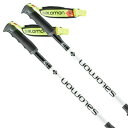 【エントリーでポイント10倍!9/23 10:00~9/30 9:59まで】SALOMON〔サロモン スキーポール・ストック〕MTN ALU S3〔white/black〕【伸縮式ストック】