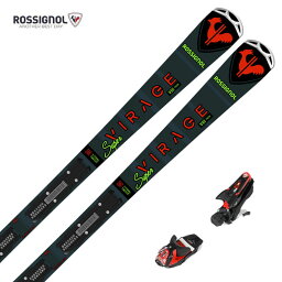 <strong>スキー板</strong> ROSSIGNOL ロシニョール メンズ <strong>レディース</strong>＜2024＞ SUPER VIRAGE VIII TECH KONECT[RAMPH01] + SPX 14 KONECT GW B80 BLACK HOT RED ビンディング セット 取付無料 グリップウォーク対応 2023-2024 NEWモデル