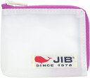 JIB マイクロクラッチ MC14ホワイト×ピンク/白タグ12×9.5×1cm