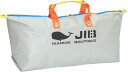 JIB テニスバッグ　TN128　グレー×オレンジハンドル75×36×18cm3つ仕切りの吊り下げポ