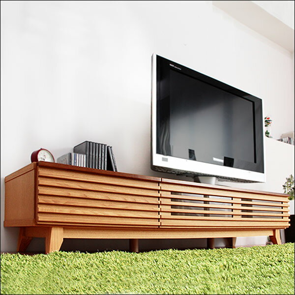 【送料無料/在庫有】 完成品 タモ無垢材 テレビ台 シンプル和モダン 天然木 幅150cm…...:tansu:10042900