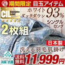 ★期間限定 11,999円!7/22まで★二枚組 【送料無料/在庫有】【7年保証】 日本製 洗える ダウンケット ホワイトダックダウン 93% 300g 羽毛肌掛け布団 シングル ロング CILゴールドラベル 消臭 抗菌 400dp以上 肌掛け 羽毛布団 肌掛け布団 夏布団