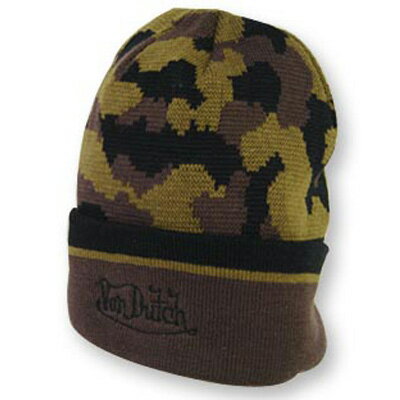 VonDutch ヴォンダッチ VD6102BRヴォンダッチニットキャップ