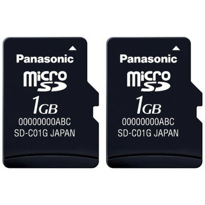 パナソニック RP-SM01GBJ2K1GB microSDカード2枚パック