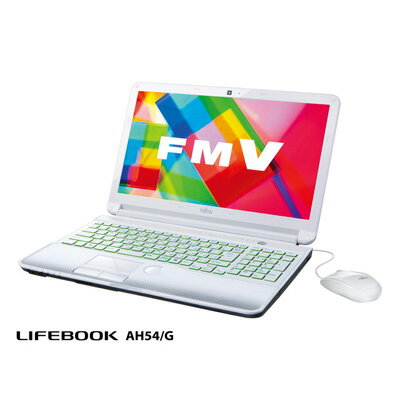 富士通 FMVA54GWLIFEBOOK AH54/G(白)