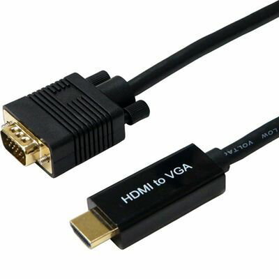 ホーリック HDMI→VGA 変換ケーブル 2m ブラック HDVG20-114BK