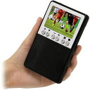 エスキュービズム 3インチ液晶ポータブルワンセグTV/FM・AMラジオ APR-02B