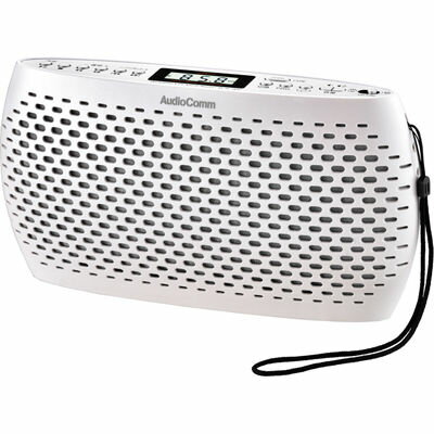 オーム電機 Audio Comm ポータブルCD/MP3/ラジオ(ホワイト) RCR-90Z-W