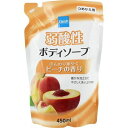 エオリア クレッシュ 弱酸性ボディソープ ほんのり華やぐピーチの香り 詰替 450mL 4560309830501