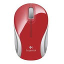 ロジクール Logicool ワイヤレス ミニマウス レッド RD M187RD【納期目安:約10営業日】
