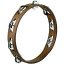 MEINL TA1WBTraditional Wood Tambourines, Stainless Steel Jingles 1 row 0840553083347