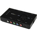 StarTech PCレス録画対応ビデオキャプチャー(PC不要でSDカードに録画) USB 2.0接続にも対応 HDMI/コンポーネント入力対応 ストリーミング対応 1080p USB2HDCAPS
