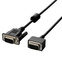 その他 (まとめ)エレコム コンパクトコネクタD-Sub15ピンケーブル CAC-C20BK【×2セット】 ds-1625192