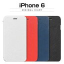 その他 ZENUS iPhone6 Minimal Diary ブルー ds-1823893