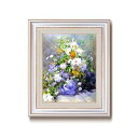 その他 名画額縁/フレームセット 【F6AS】 ルノワール 「花瓶の花」 477×571×59mm 壁掛けひも付き ds-1862763