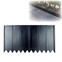 その他 土のストッパー/土留め 【ワイドタイプ 2枚組】 樹脂製 カット可 日本製 〔ガーデニング用品 庭いじり 園芸〕 ds-1947810
