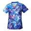 その他 ニッタク(Nittaku) 卓球アパレル SKYCRYSTAL SHIRT(スカイクリスタルシャツ) ゲームシャツ(女子用) NW2168 ブルー L ds-1949843