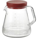 その他 コーヒーサーバー 【レッド】 850ml 約150×122×137mm 日本製 5杯分 電子レンジ対応 箱入り 『ストロン』 〔キッチン 台所〕 ds-1988630