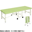 その他 高田ベッド製作所 折りたたみ式診察台(ライトベンダー) TB-1282(65×180×50cm) ビニルレザーグレー 24-4129-0209【納期目安:1週間】