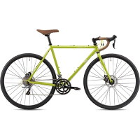 FUJI 2019年モデル フェザー シーエックス プラス(FEATHER CX+) 56cm 2x8段変速 BROWSE GREEN ディスクブレーキ ロードバイク 19FEACGR56の画像