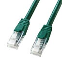 その他 (まとめ) サンワサプライ つめ折れ防止カテゴリ6LANケーブル グリーン 15m KB-T6TS-15G 1本 【×5セット】 ds-2222739