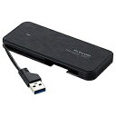 その他 エレコムケーブル収納型外付けポータブルSSD 240GB ブラック ESD-EC0240GBK 1台 ds-2141504