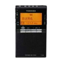 TOSHIBA ワイドFM対応 FM/AM 携帯ラジオ ブラック TY-SPR8KM ds-2376763