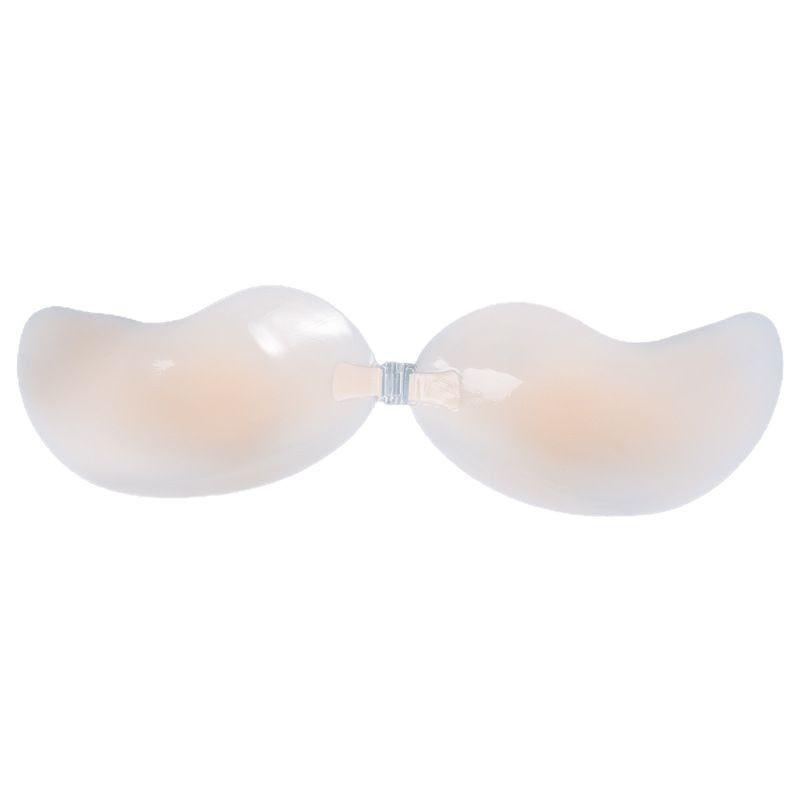 ブラジャー レディース シリコン ニップレス 盛りブラ ベージュ Aカップ Bカップ Cカップ Dカップ ヌーブラ 谷間メイク ウェディングドレス用 普段使い 薄型 粘着力