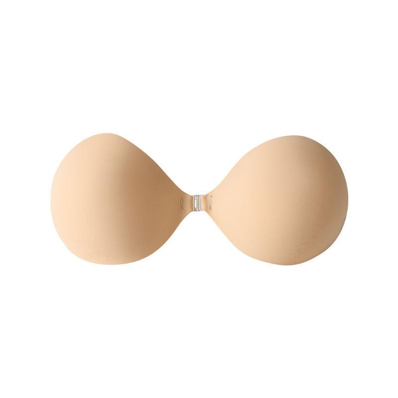 ブラジャー レディース シリコン ヌードブラ 激盛り 超厚 6cm 谷間メイク 寄せ上げ 丸型 ベージュ A B C D