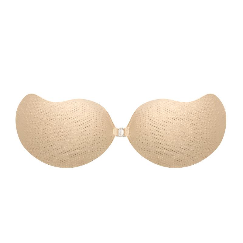 ブラジャー レディース ヌードカラー シリコンブラ 盛れる 谷間メイク 粘着力 薄型 通気性 ずれにくい 目立たない マンゴー型 Aカップ Bカップ Cカップ Dカップ