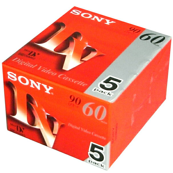 SONY　5DVM60R3デジタルビデオテープ60分5本