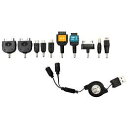 【お取り寄せA】 サンコー コネクタ選択式伸縮充電ケーブル『サスマタ』 ALGDPC02